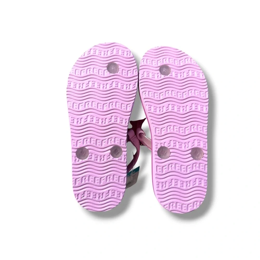 Reef Little Charming Sandals Kids Size 12 Purple Rainbow‎ Flip Flops NEW